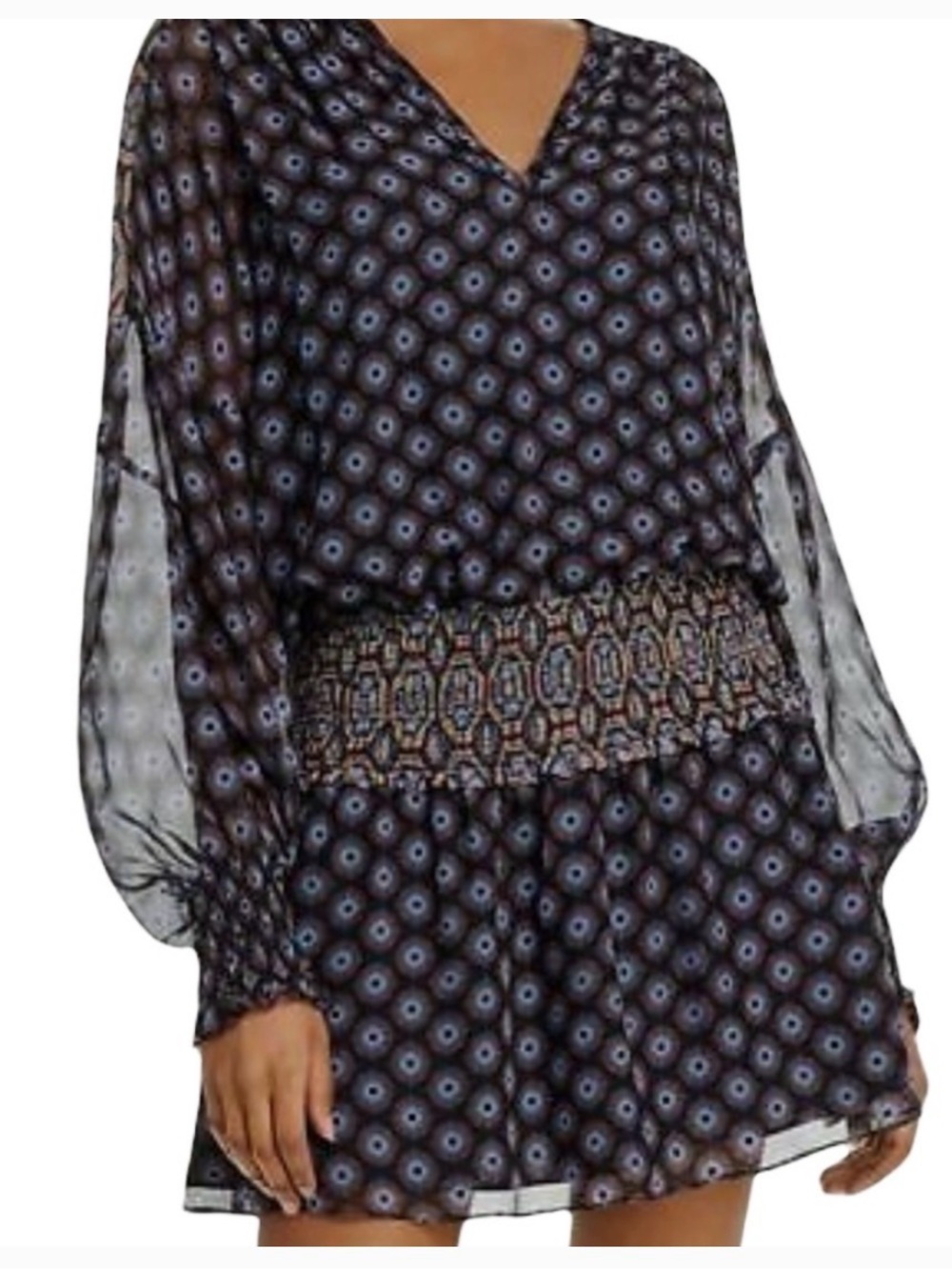 Ramy Brook Printed Davie Mini Dress